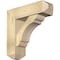 Ekena Millwork Olympic Craftsman Rough Sawn Bracket w/ Offset Brace, Douglas Fir, 8"W x 26"D x 26"H BKT0806X26X26OLY04RDF - alternate 1